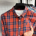 Luxury Brand Embroidery 100% Cotton Long Sleeved Shirt Men's New Shirt Men's Casual Loose Top Business Men