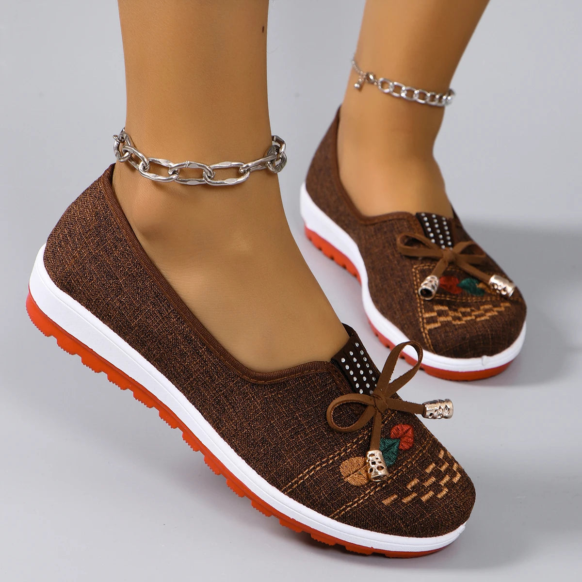 Women's Summer Breathable Mesh Flat Shoes, Women's Shoes, Casual Sneakers Shoes, Clearance Free Shipping