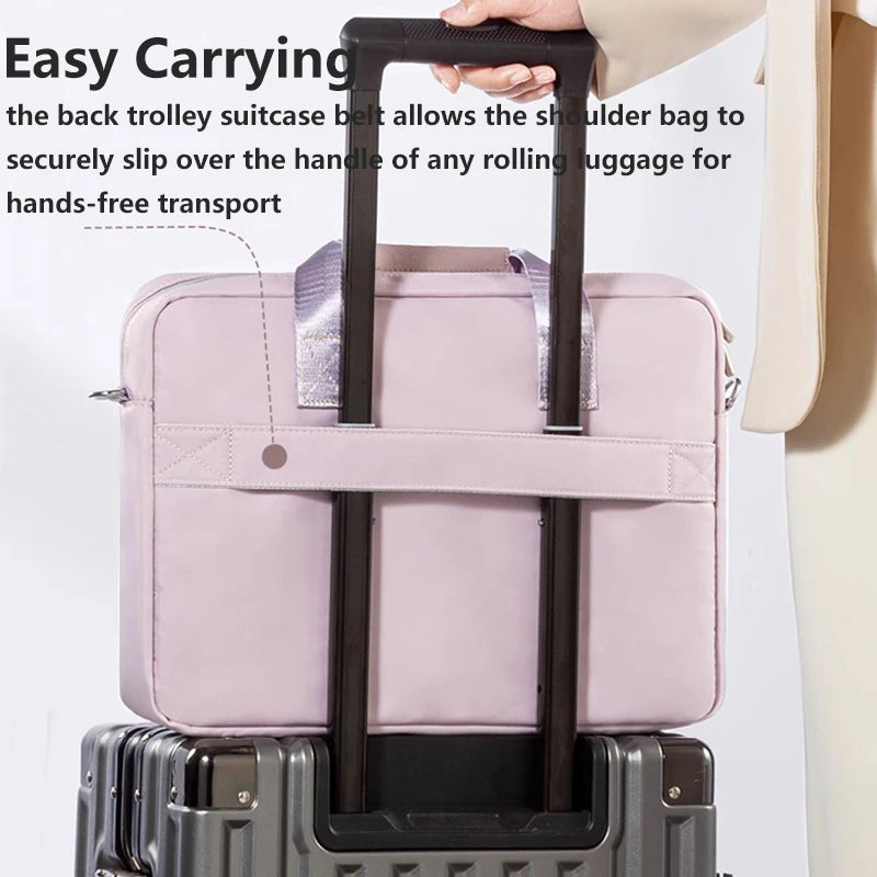 Laptop Shoulder Messenger Bag Women for 13.3 14 15.6 inch MacBook Air Pro 13 14.2 15 16 M3 M2 M1 A2918 A2992 A3114 A2991 A3113