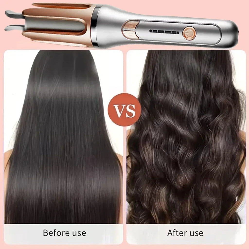 Automatic Curling Iron 32mm Ceramic Hair Curler Negative Ion Rotating Curling Wand Anti Tangle Hair Styling Tool