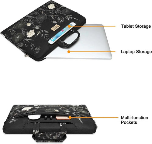 13 14 16 17.3 inch Laptop Sleeve Bag for 2024 MacBook Air 15 M2 M3 A2941 Pro 13 M1Dell Lenovo HP Asus Men's Women Briefcase Case