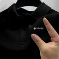 2026 Summer Men's Short Sleeved New Solid Color Casual Collar Polo Shirt Fashionable Breathable Loose Basic Top Men's Clothing