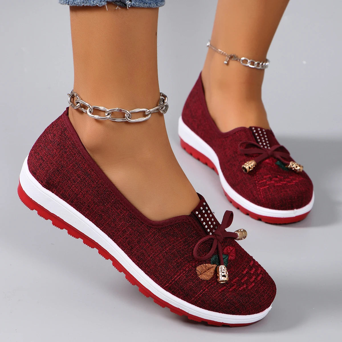 Women's Summer Breathable Mesh Flat Shoes, Women's Shoes, Casual Sneakers Shoes, Clearance Free Shipping
