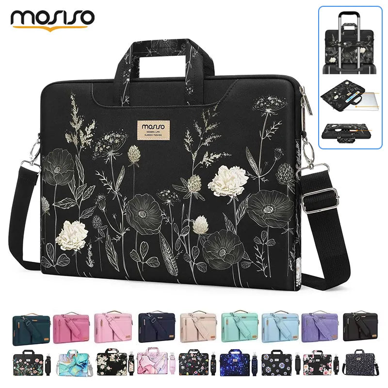13 14 16 17.3 inch Laptop Sleeve Bag for 2024 MacBook Air 15 M2 M3 A2941 Pro 13 M1Dell Lenovo HP Asus Men's Women Briefcase Case