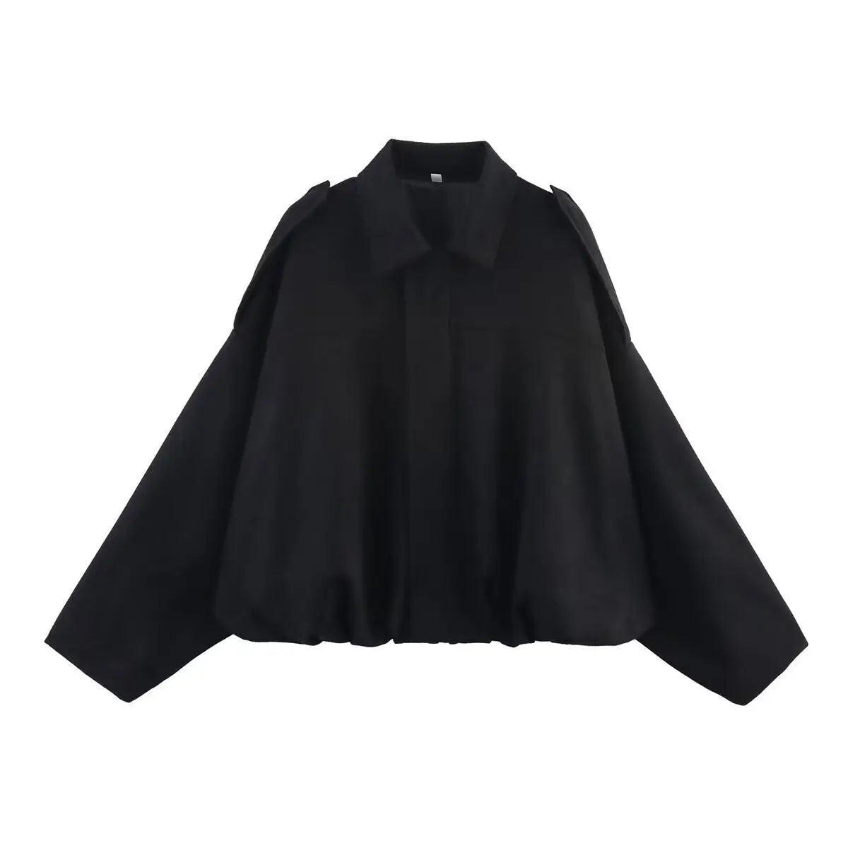 Women Bomber Jackets Suede Texture Coats Fashion Turn-down Collar Long Sleeve Loose Vintage Female Outerwear Chic Top Streetwear