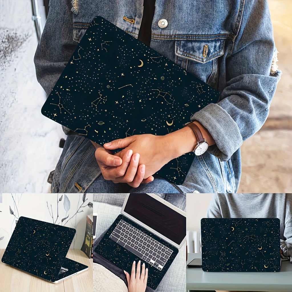 Suitable for 12-15 inch Laptop Sticker - Starry Sky Glow Vinyl Protective Film, Scratch Resistant Removable Decal, Suitable