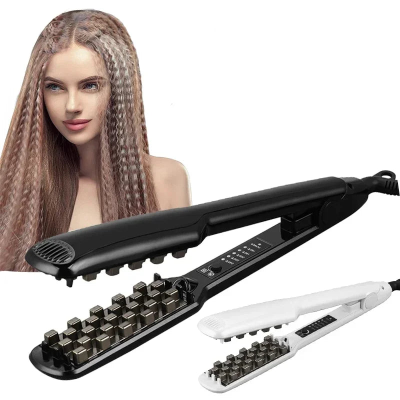 3/4Inch Professional Volumizing Ceramic Hair Iron Lasting Hair Volume For Short Or Thin Hair Adjustable Temp Fluffy Styling Tool