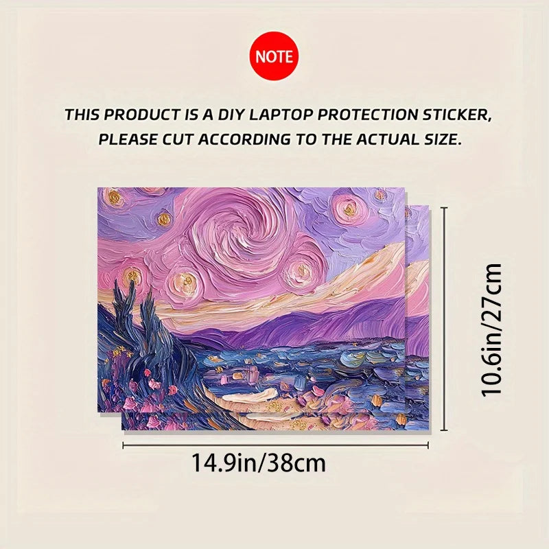 3 pieces, 1 spare, no need to worry about poor stickers, laptop stickers - suitable, scratch resistant vinyl stickers, DIY