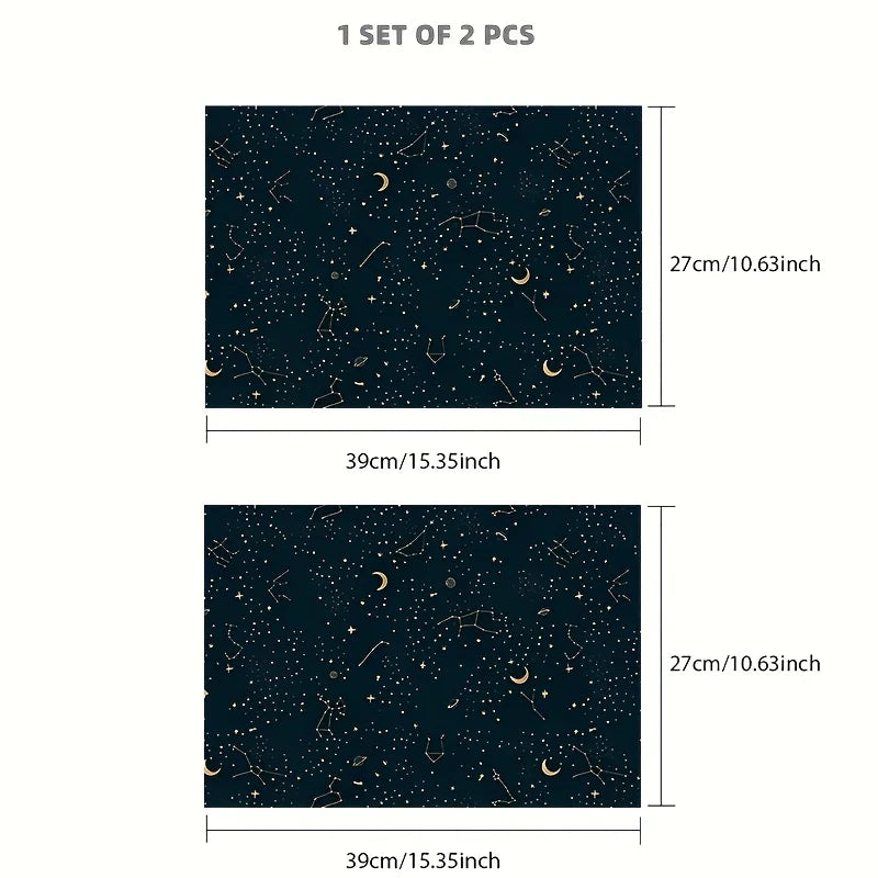 Suitable for 12-15 inch Laptop Sticker - Starry Sky Glow Vinyl Protective Film, Scratch Resistant Removable Decal, Suitable