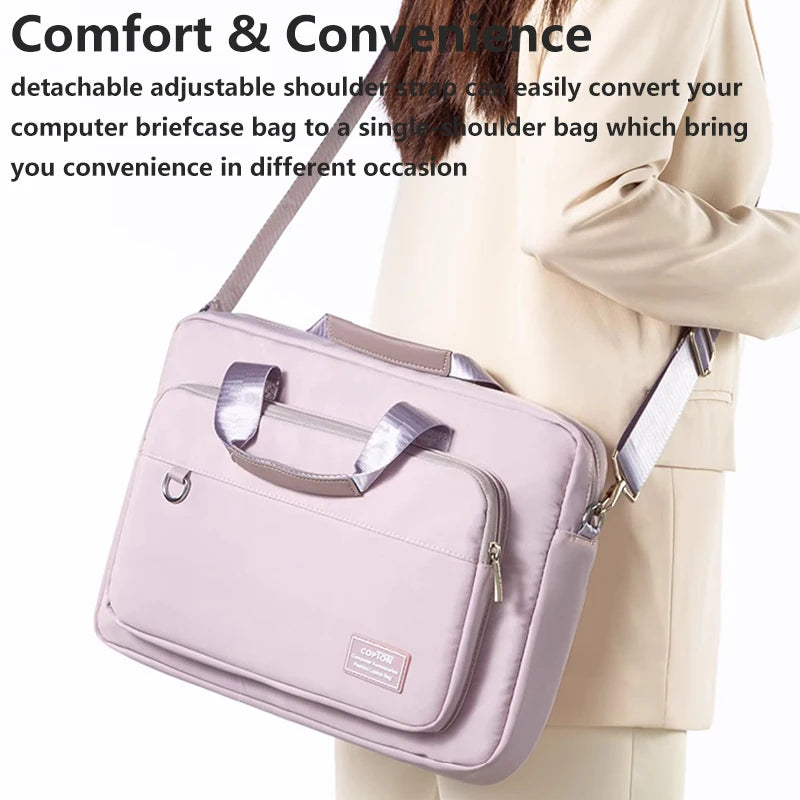 Laptop Shoulder Messenger Bag Women for 13.3 14 15.6 inch MacBook Air Pro 13 14.2 15 16 M3 M2 M1 A2918 A2992 A3114 A2991 A3113