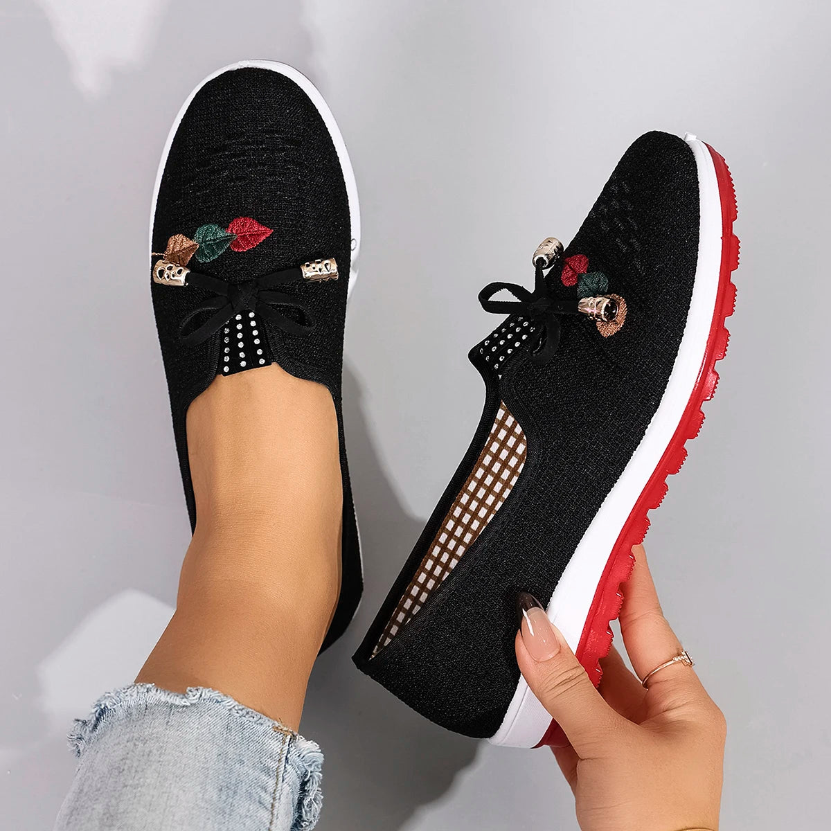 Women's Summer Breathable Mesh Flat Shoes, Women's Shoes, Casual Sneakers Shoes, Clearance Free Shipping